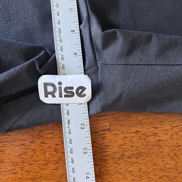 Eileen Fisher Women’s M Dark Gray Ankle Pants Preppy Classic Minimalist Chic - Picture 7 of 10